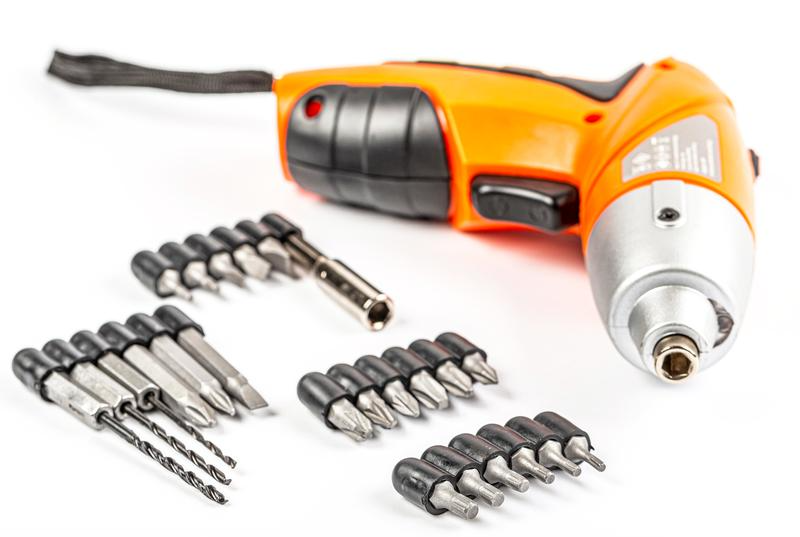 Hardware tools, drill guns, and drill bits