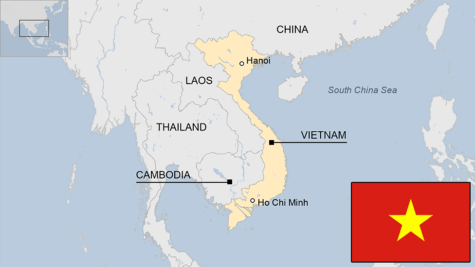 Vietnam map