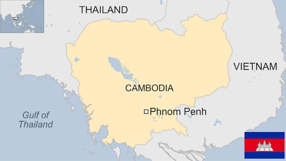 Cambodia map