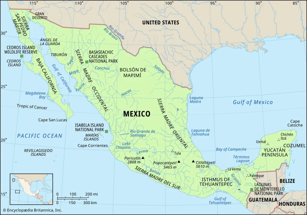 Mexico map