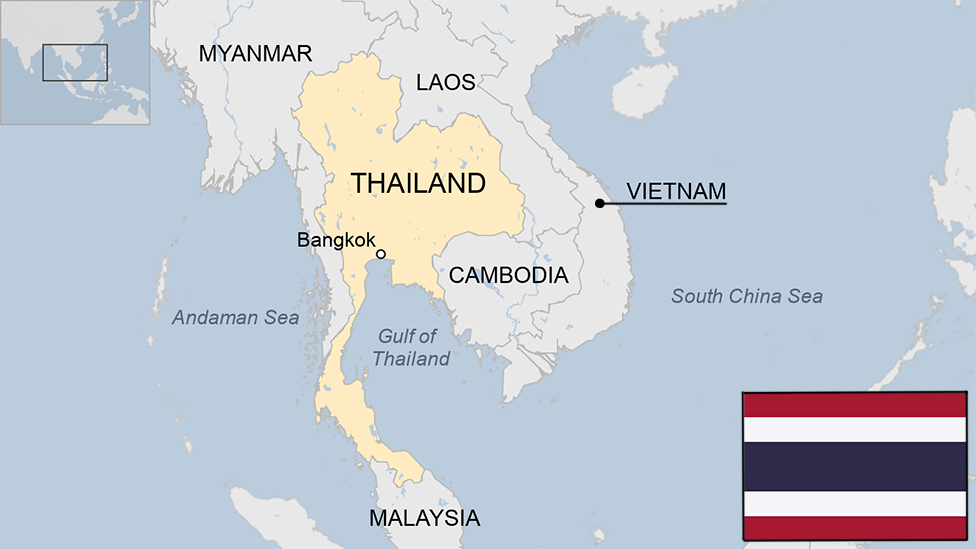 Thailand map