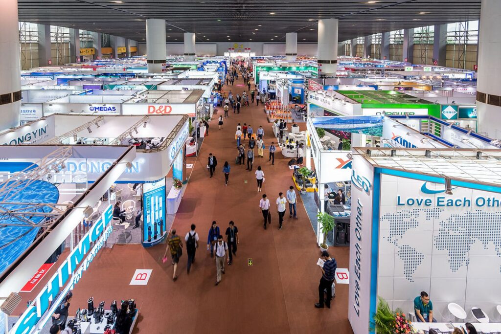 Inside the Canton Fair venue